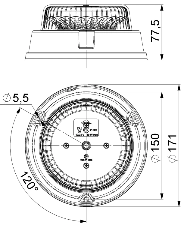 LDO-2663_CLEAR_00_R_Lampa-ostrzegawcza-HOR-110BC-wersja-przykrecana-rysunek-na-kartonik.png