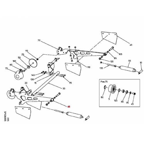 101.01254 WIESZAK PRAWY TAŚMY SITOWEJ MAXTRON Raiparts.png