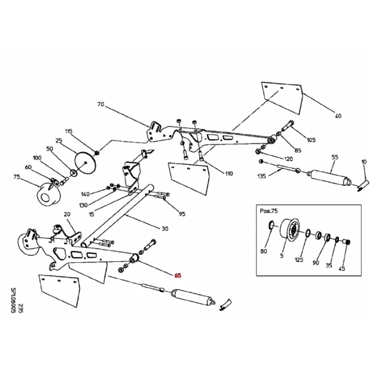 101.01254 WIESZAK PRAWY TAŚMY SITOWEJ MAXTRON Raiparts.png
